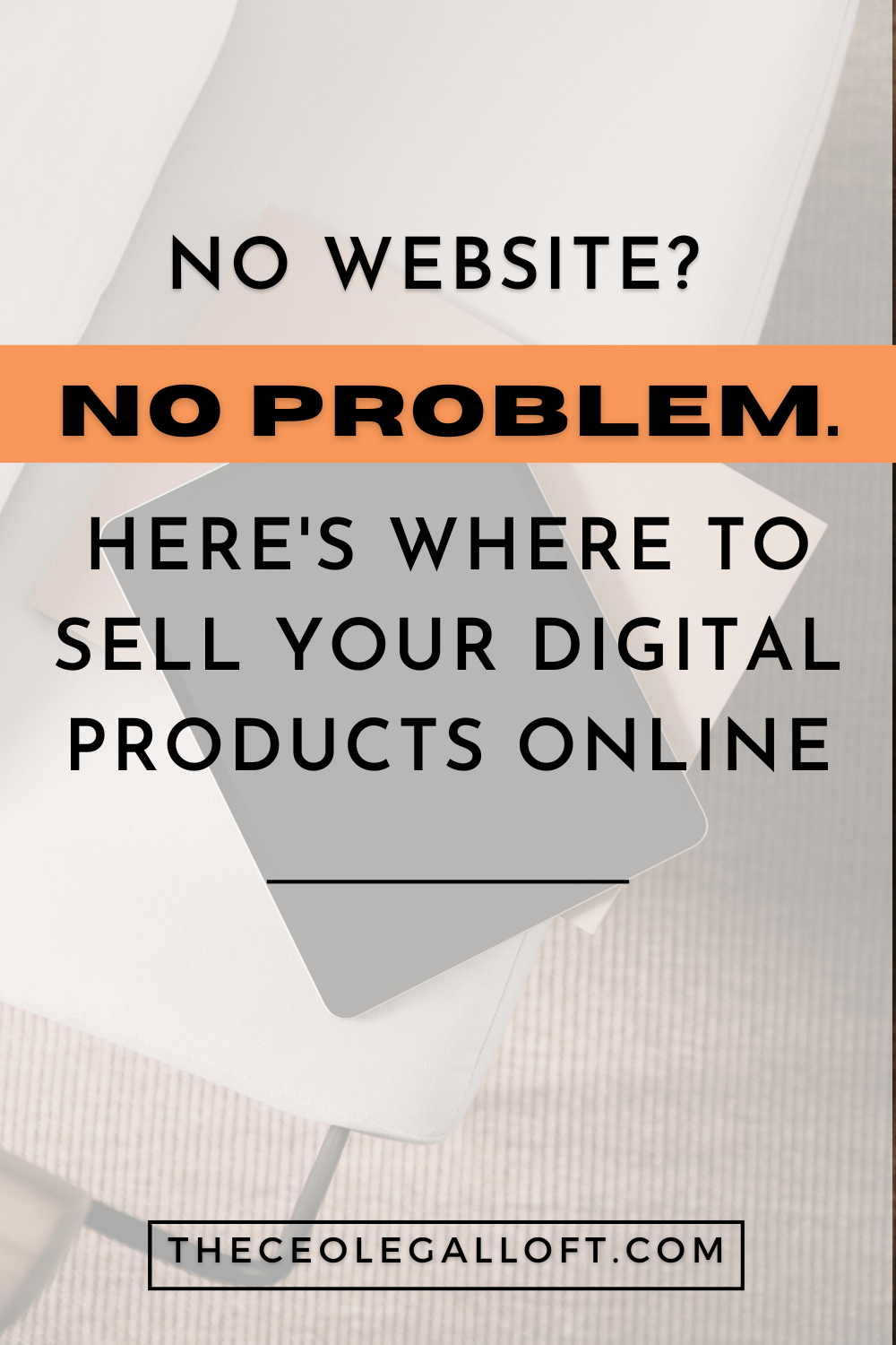 how to sell digital products without a website