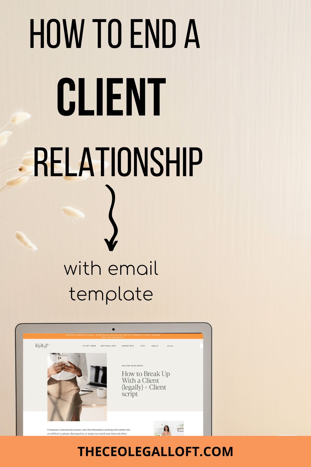 end client relationship with email script